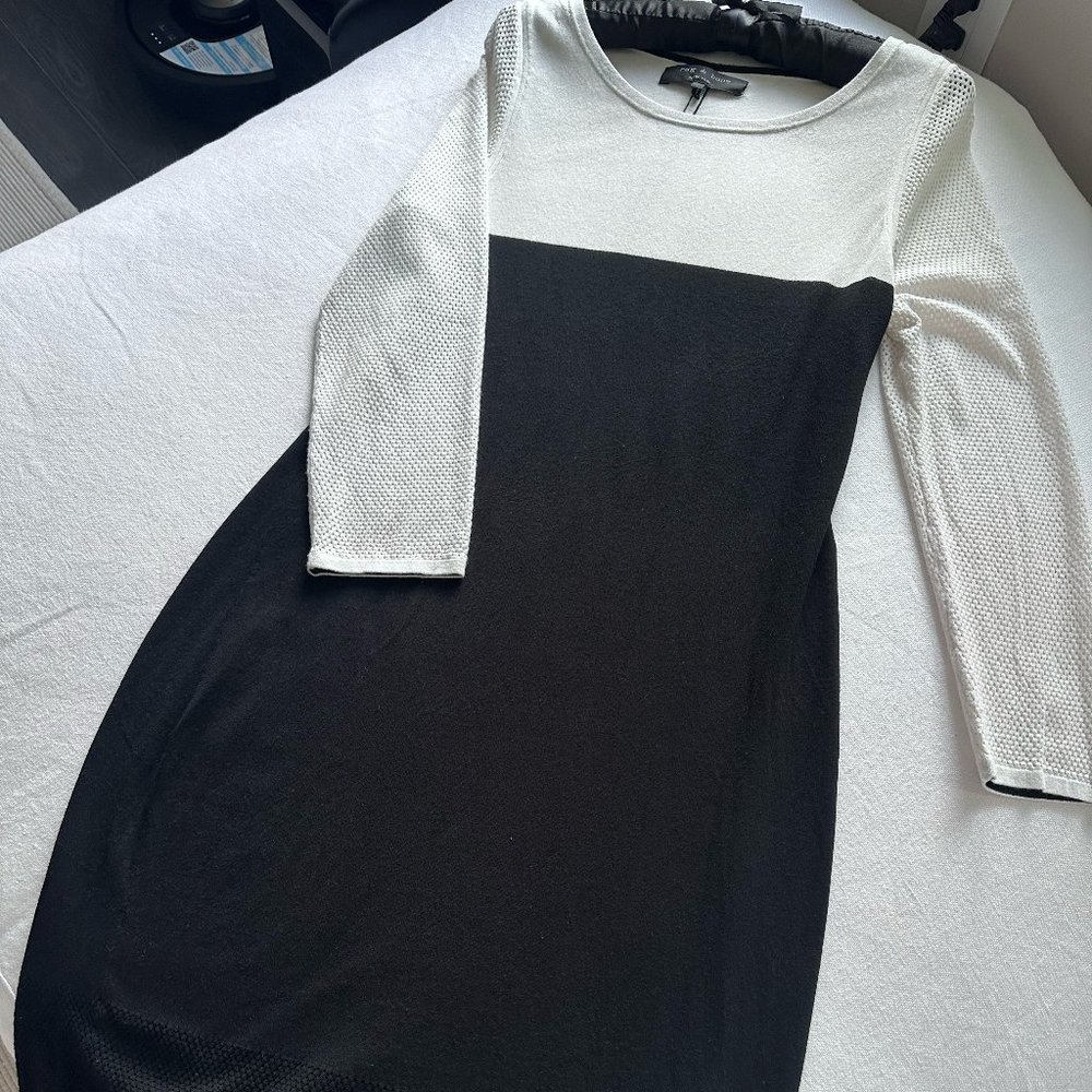 Timeless Elegance Meets Winter Warmth: Rag & Bone Knitted Midi Dress - Shop Now!